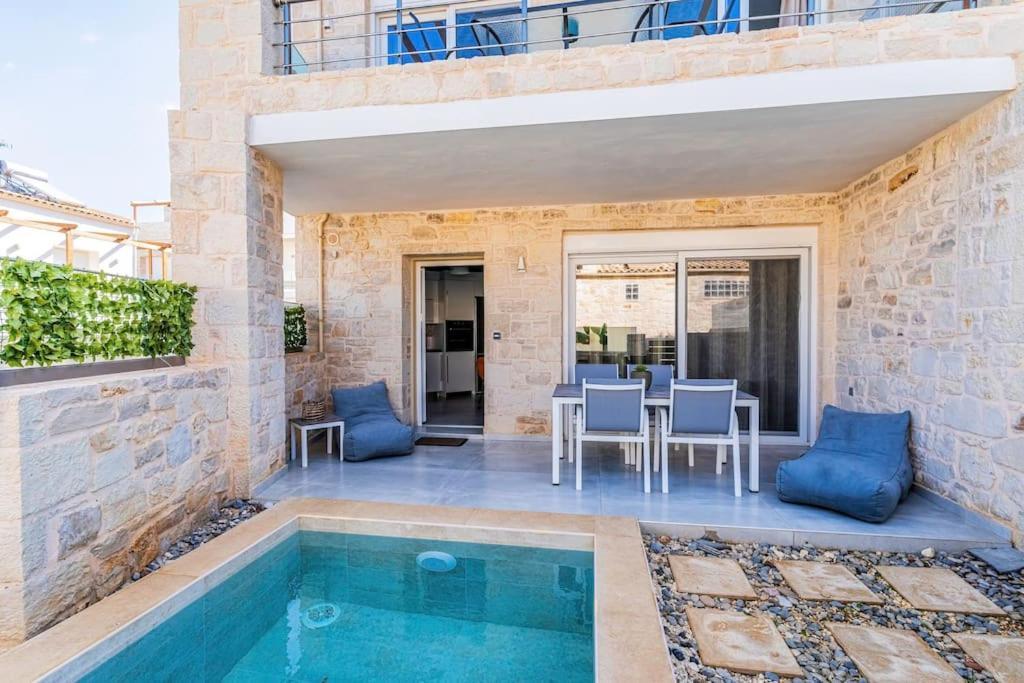 Zefyros Suite , Seafront Retreat ! Pánormos Esterno foto